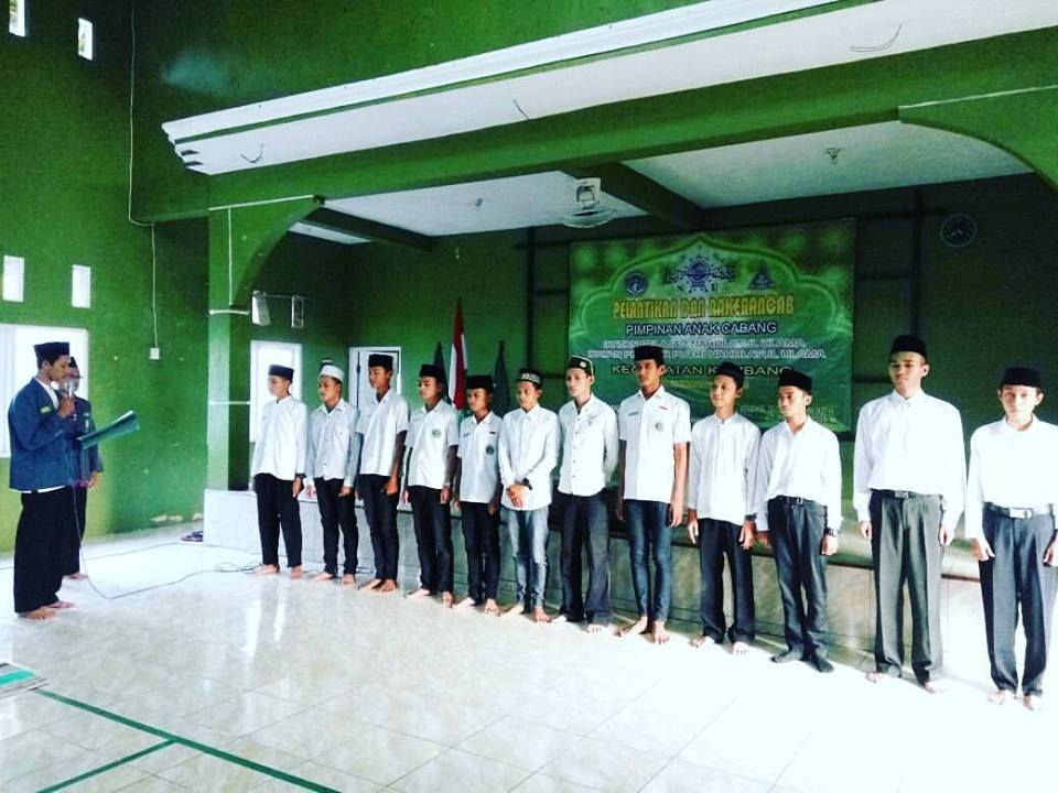 Kepengurusan Pimpinan Anak Cabang (PAC) IPNU-IPPNU Kecamatan Kembang masa khidmah 2016 – 2018 resmi dilantik